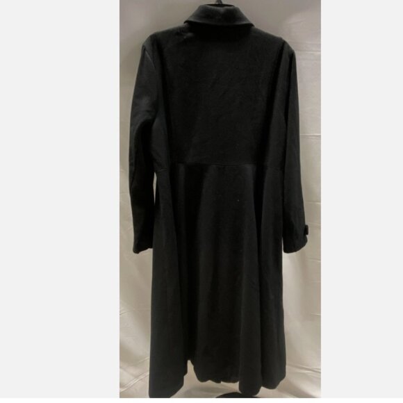 Torrid NWT Black Wool Blend Military Midi Coat Womens 2X (18-20) NWT - Picture 3 of 9